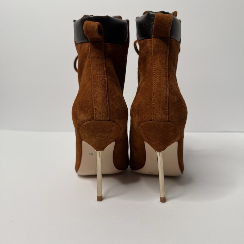 Good American Brown Ankle Boots - Picture 3 of 5